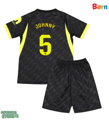 Atletico Madrid Johnny Cardoso #5 Replika Babytøj Udebanesæt Børn 2026-27 Kortærmet (+ Korte bukser)